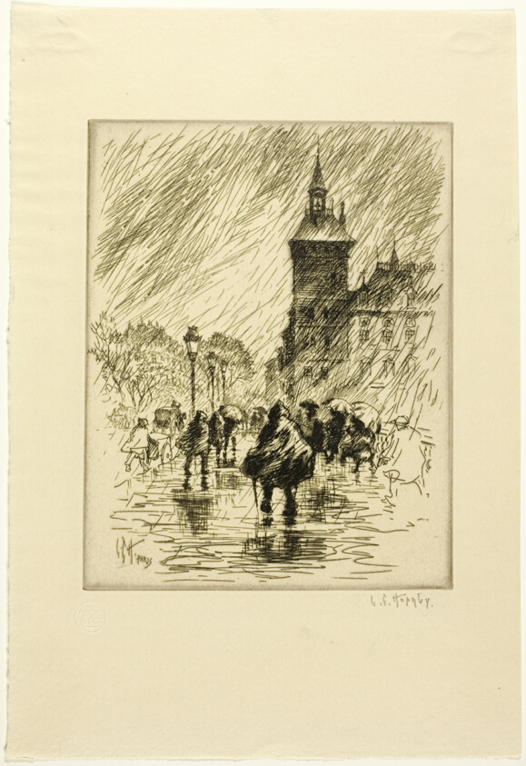 Palais de Justice in the Rain