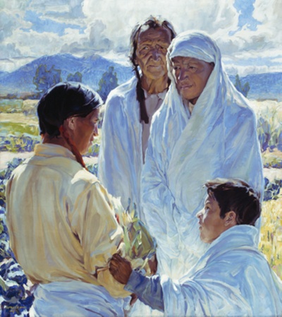 The Solemn Pledge, Taos Indians