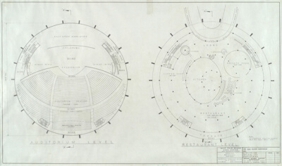 Flagler Marine Center, West Palm Beach, Florida, Civic Auditorium Plan