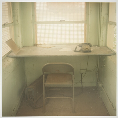 Guard House Interior, Former Joliet Arsenal, Will County, Illinois, from the series “Disarming the Prairie, Joliet Arsenal” (1995-97)