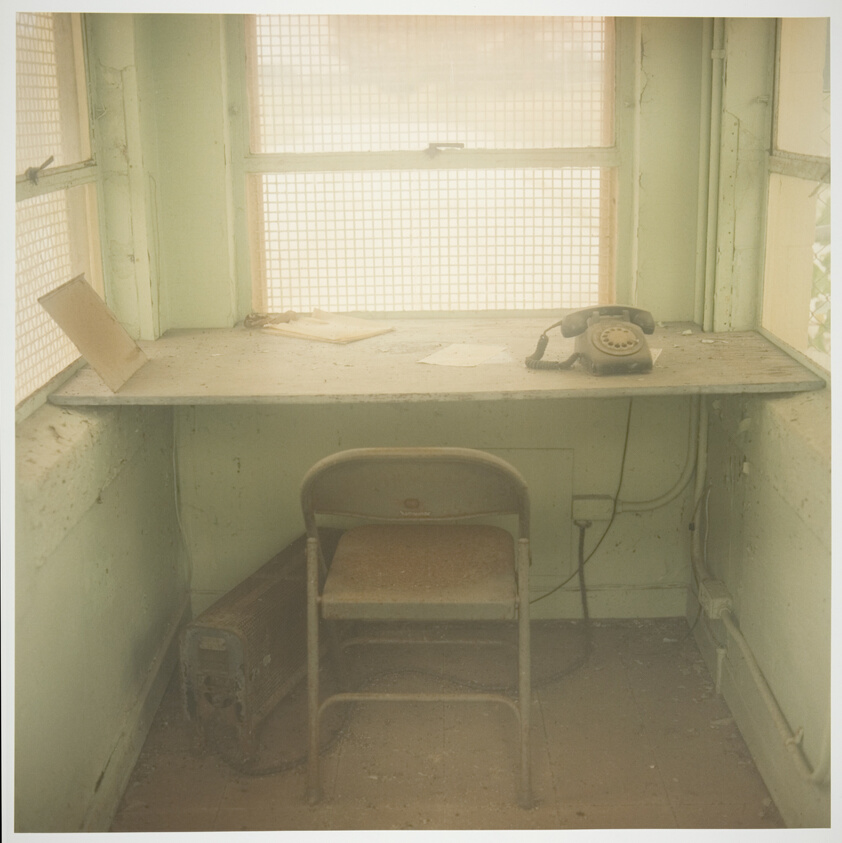 Guard House Interior, Former Joliet Arsenal, Will County, Illinois, from the series “Disarming the Prairie, Joliet Arsenal” (1995-97)