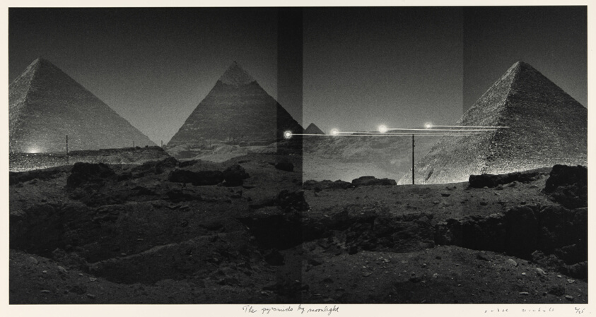 The Pyramids by Moonlight