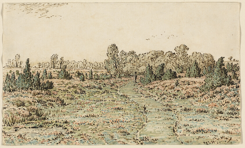 Footpath in the Barbizonnières