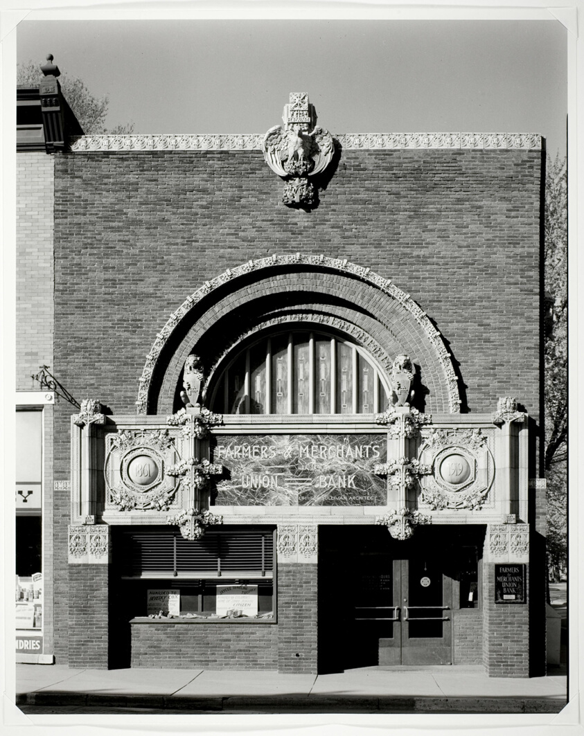 The Farmers and Merchants Union Bank, Columbus, Wisconsin, 1919