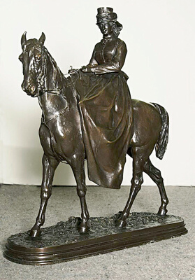 Amazon: Mme. L. Riding Monte Cristo, Pure-Bred English Horse