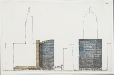 Chicago Board of Trade Addition, Chicago, Illinois, Exterior Perspective