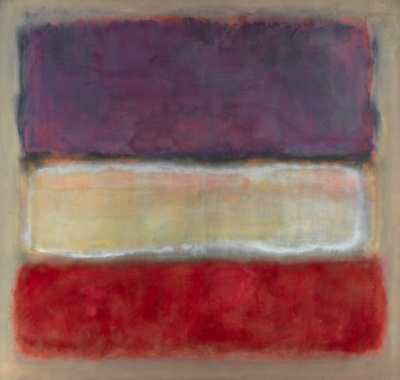 Untitled (Purple, White, and Red)