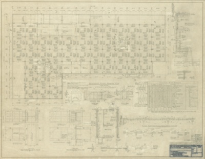 860–880 North Lake Shore Drive, Basement Floor Framing Plan