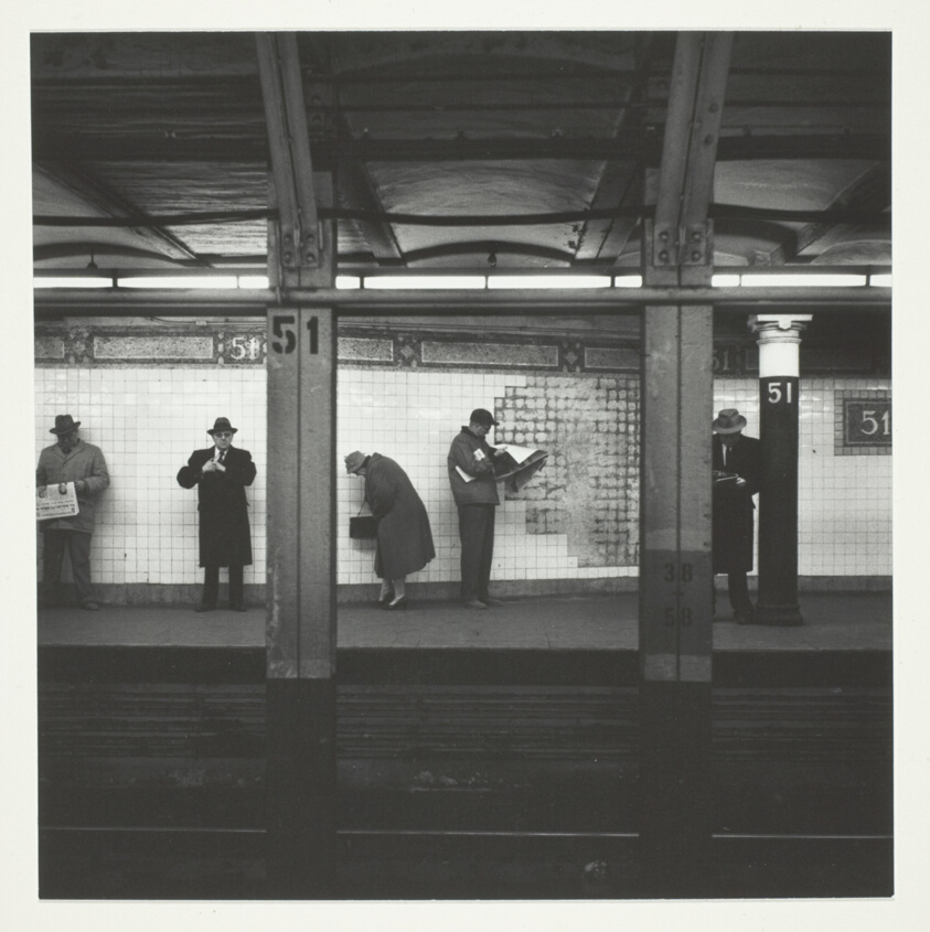 Untitled, from the series "New York Subway, 1960"