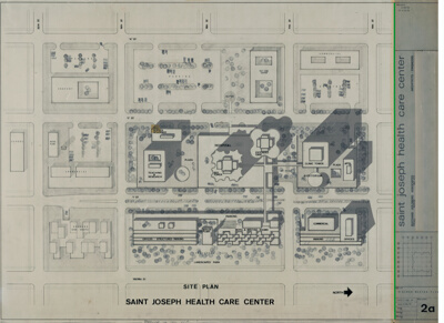 Saint Joseph Hospital, Tacoma, Washington, Site Plan