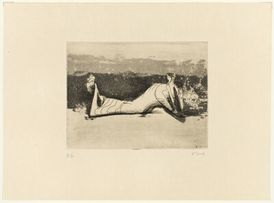 Draped Reclining Figure