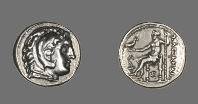 Tertradrachm (Coin) Portraying Alexander the Great as Herakles