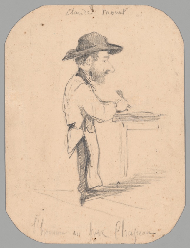 Caricature of a Man in the Small Hat