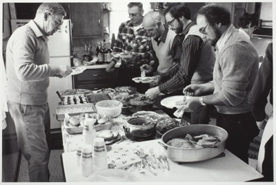 Christmas Day Dinner, Julia Sellner's Home, Sleepyeye, Minnesota