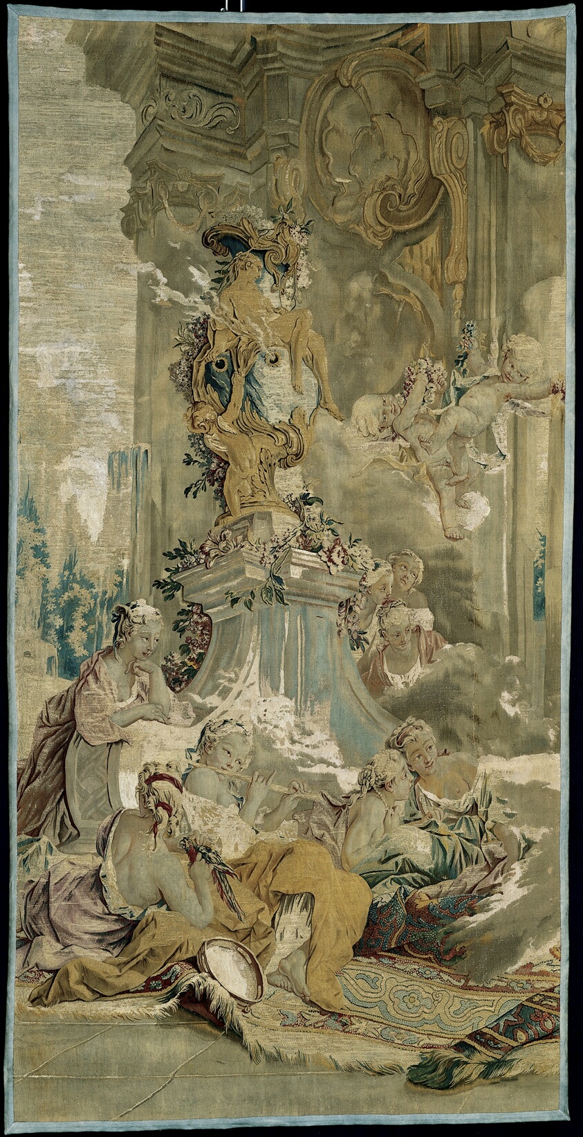 Psyche's Entrance into Cupid's Palace [left fragment], from The Story of Psyche