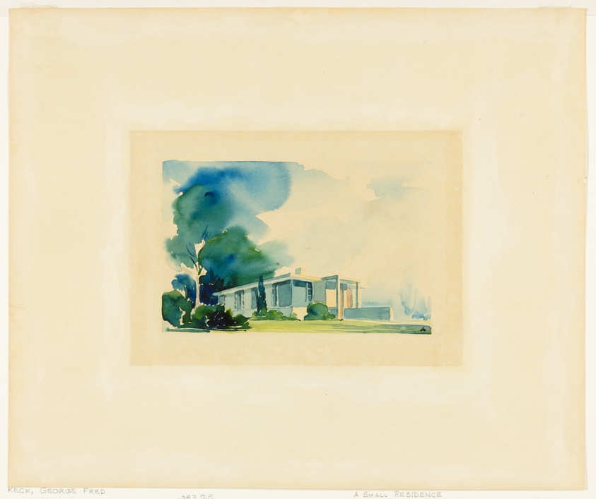 Small Residence, Perspective Study