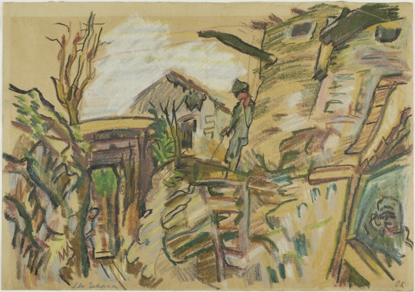 Landscape with Buildings and Figures