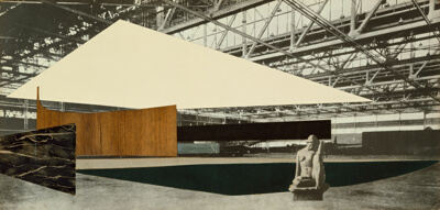Student Project for Concert Hall, Perspective Collage