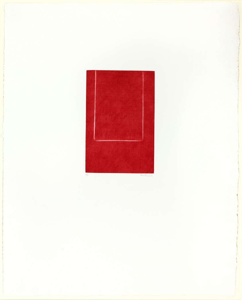 Mezzotint in Crimson