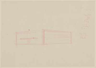 Illinois Institute of Technology Chapel, Chicago, Illinois, Exterior Perspective