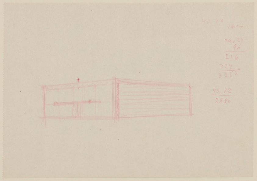 Illinois Institute of Technology Chapel, Chicago, Illinois, Exterior Perspective