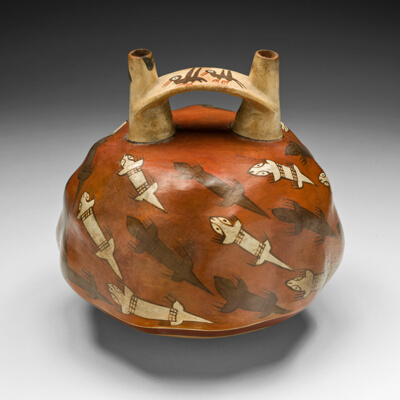 Vessel with Lizards
