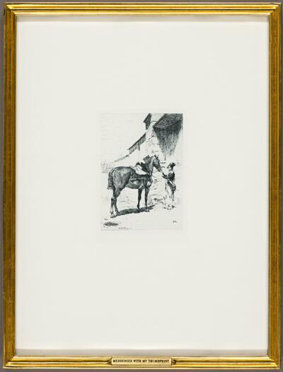 Meissonnier with My Thumb-Print