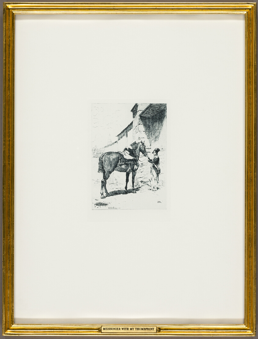 Meissonnier with My Thumb-Print