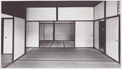 Katsura: Spear room seen from the second room of the Old Shoin