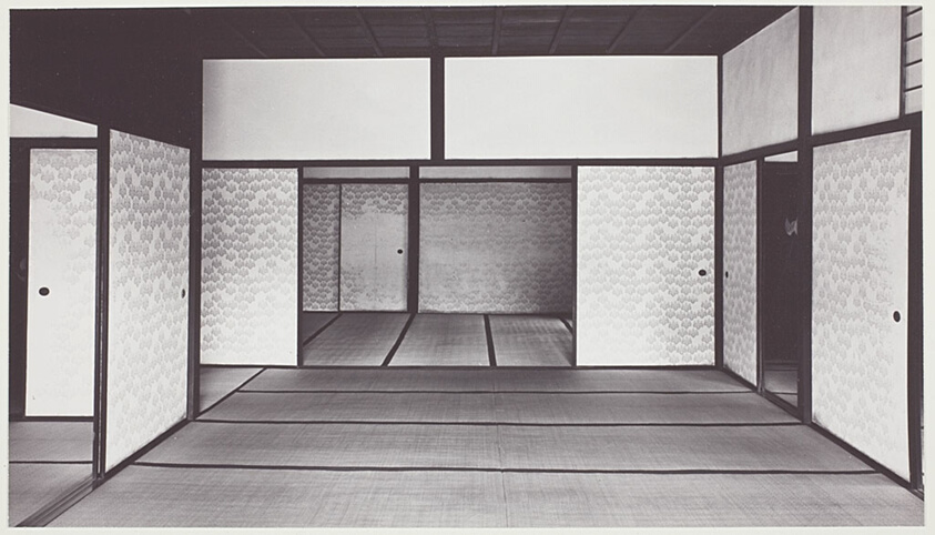 Katsura: Spear room seen from the second room of the Old Shoin