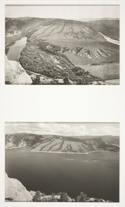 Green River Canyon, Great Bend, Uinta Mountains, The Horseshoe and Green River Below the Bend from Flaming Gorge Ridge