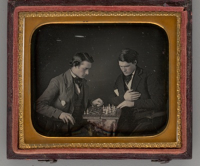 Untitled (Two Men Playing Chess)