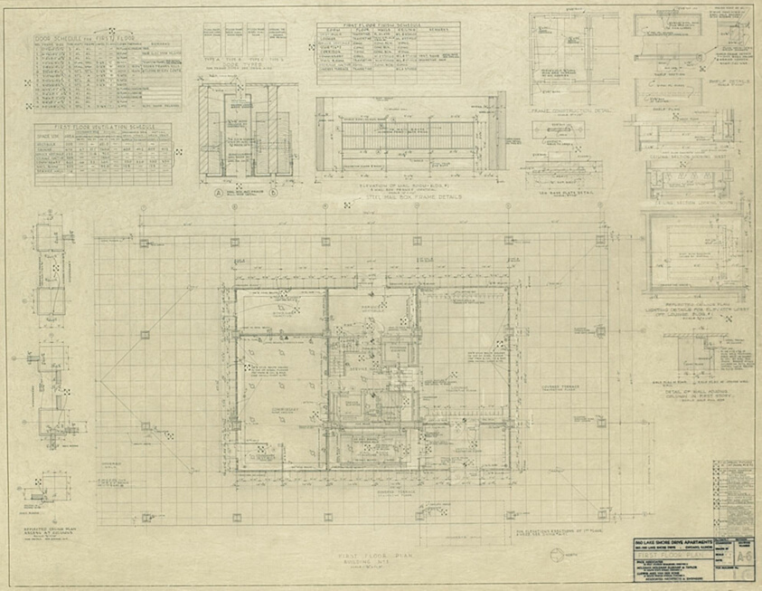 860-880 North Lake Shore Drive, First Floor Plan