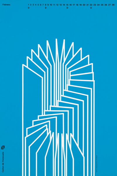 Carton de Venezuela, Febrero, Poster