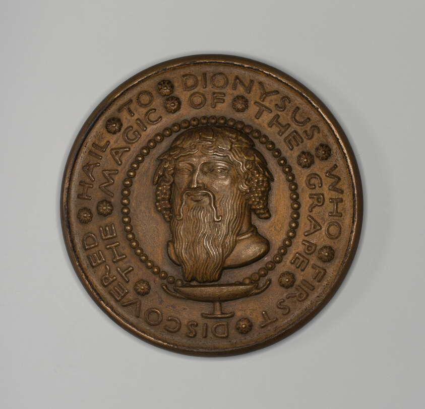 Medal Depicting Dionysos
