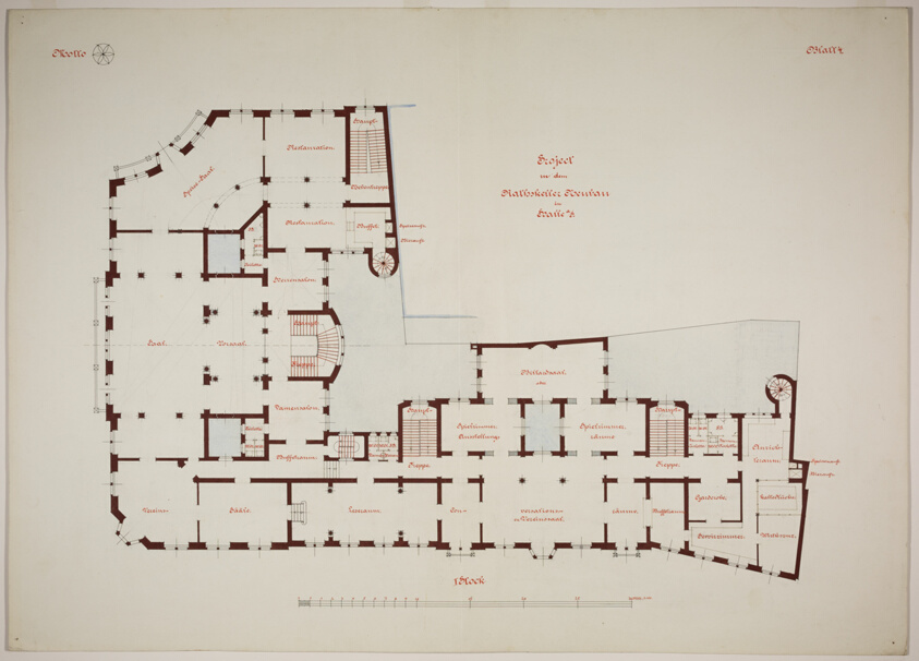 Rathskeller Neubau, Halle (Saale), Saxony-Anhalt, Germany, First Floor Plan