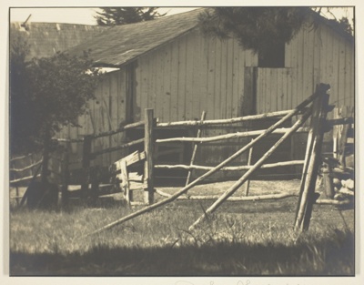 Barn and Rail Fence