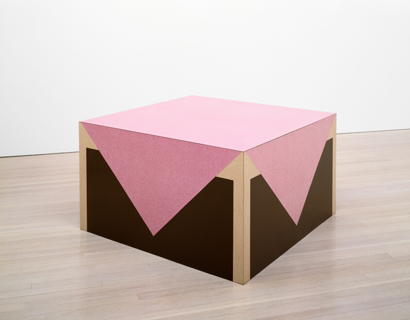Table with Pink Tablecloth