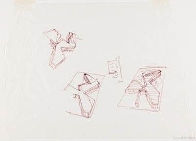 Public Library of Des Moines, Iowa, Preliminary Design Sketch