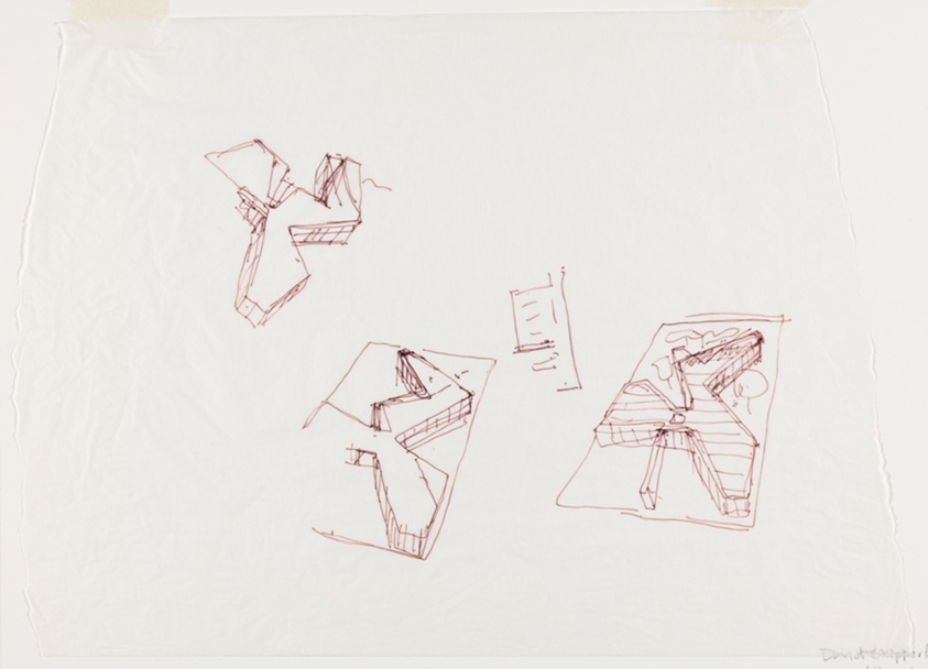 Public Library of Des Moines, Iowa, Preliminary Design Sketch