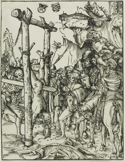 Saint Simon, from The Martyrdom of the Apostles