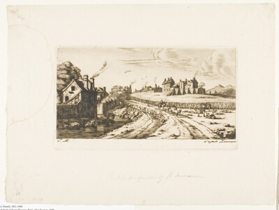 Entrance to the Suburb of Saint-Marceau, Paris