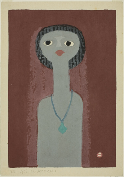 Woman wearing necklace