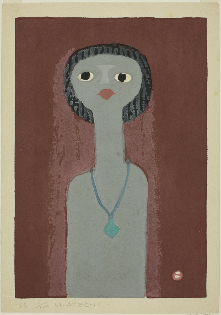 Woman wearing necklace