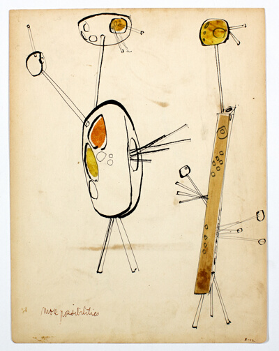 Drawing for Wood Toys, Student Project, Institute of Design, Chicago, Illinois