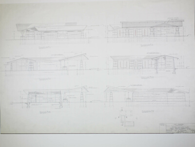 Bowen Country Club Art Center, East Troy, Wisconsin, Elevation