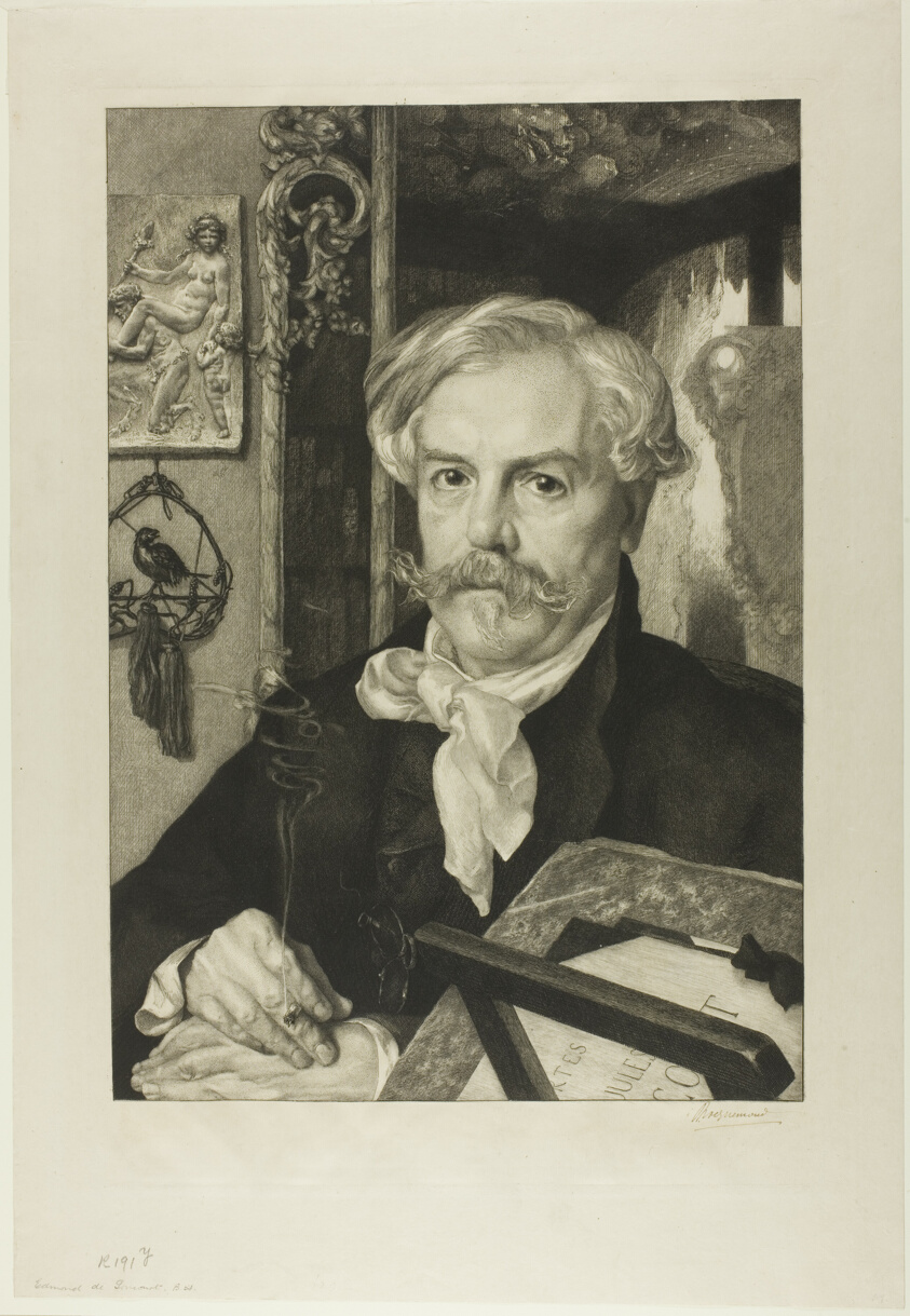 Portrait of Edmond de Goncourt