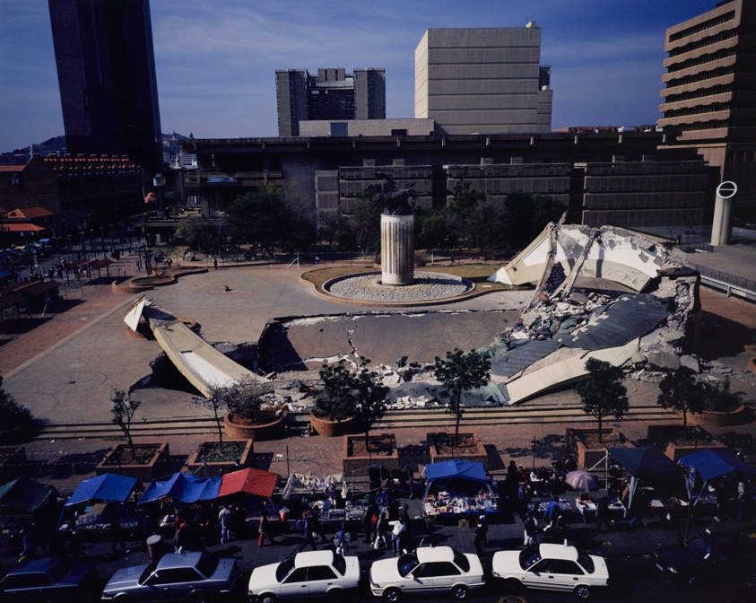 Rack, View from the Standard Bank Offices, J. G. Strydom Square, Pretoria, South Africa