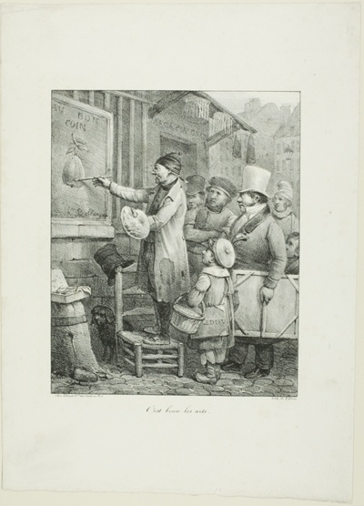 How Beautiful are the Arts, from Croquis Lithographiques...1823