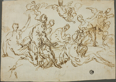 Harpies Attacking Aeneas and His Companions